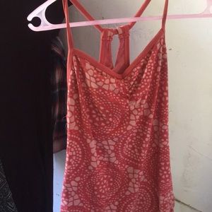 Red designed dress